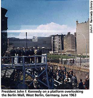 Kennedy in Berlin JFK at Berlin Wall